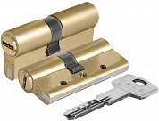 Картинка Цилиндровый механизм KALE KILIT 164 DBN-E/80 (30+10+40) mm латунь 5 кл.